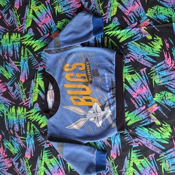 VTG 90s Bugs Bunny Crewneck Sweatshirt - Picture 1 of 12